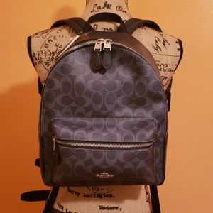 Medium Charlie Backpack In Signature Canvas